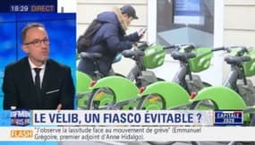 Emmanuel Grégoire à propos du Velib: "La transition a été, à tout point de vue, ratée"