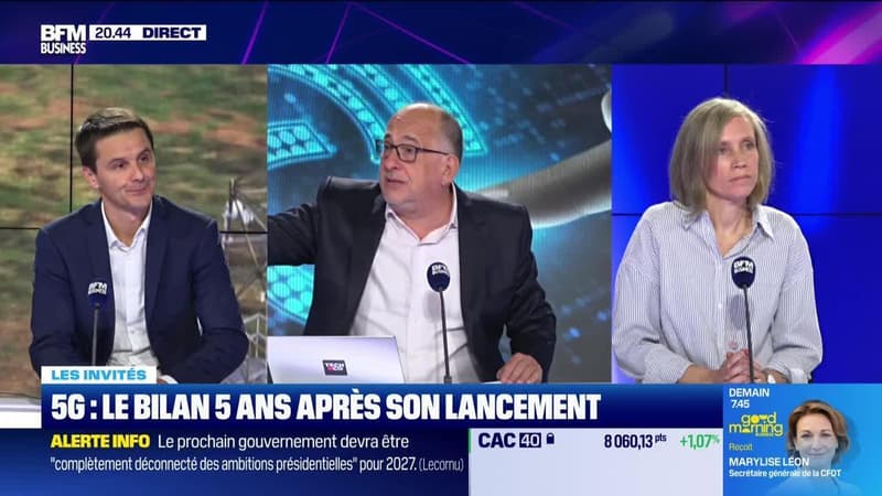 Christian Leon (Ericsson) et Amélie Charnay (La Tribune) : 5G : le bilan 5 ans après son lancement - 08/10