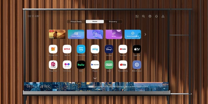 La LG Signature OLED T