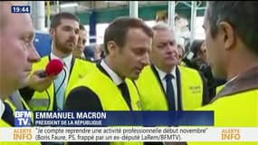 Emmanuel Macron en opération séduction à Amiens