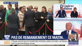 Le remaniement ne se fera pas ce jour