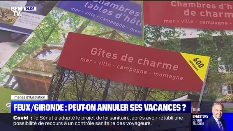 Incendies en Gironde: peut-on annuler ses vacances sans frais ?