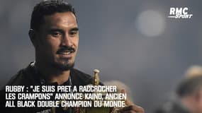 Rugby : "Je suis prêt à raccrocher les crampons" annonce Kaino, ancien All Black double champion du monde