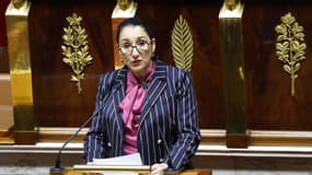 La députée Renaissance Fadila Khattabi à l'Assemblée nationale le 6 février 2023