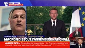 Dissolution de l'Assemblée nationale: "Je pense que c'est justifié" affirme Louis Aliot