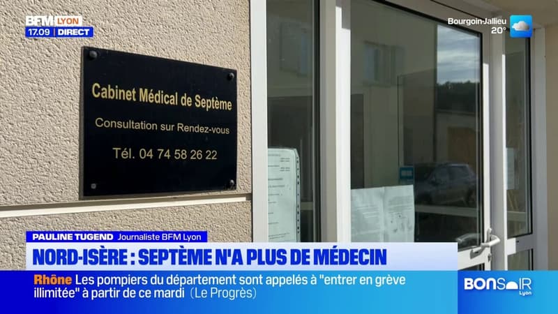 Nord-Isère: la commune de Septème se retrouve sans médecin