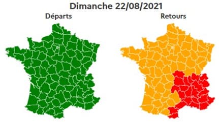 La situation s'améliorera dimanche, sauf dans le quart sud-est dans le sens des retours. La situation s'améliorera dimanche, sauf dans le quart sud-est dans le sens des retours.