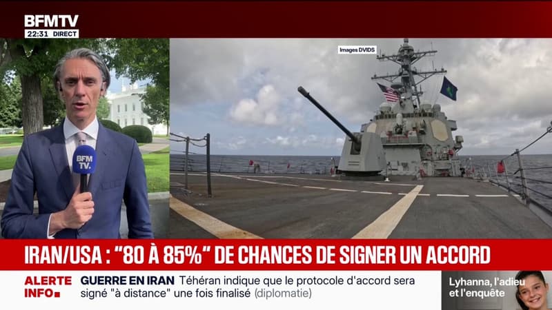 Iran/États-Unis: selon un haut responsable américain, il y a "80 à 85%" de chances que les deux pays signent un accord