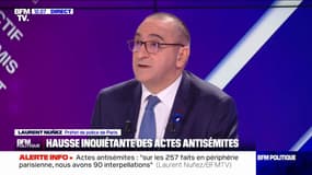 Laurent Nuñez, préfet de police de Paris: "Nous craignons évidemment la montée en puissance des actes antisémites au fur et à mesure du développement du conflit"