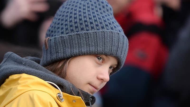 Greta Thunberg à Turin, le 13 décembre 2019