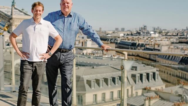 Olivier Hersent (à gauche sur la photo) est le cofondateur d'Actility, dirigée par Mike Mulica (à droite sur la photo)