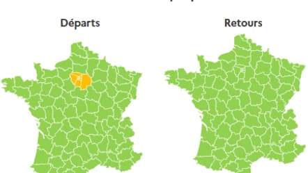La journée est classée orange en Ile-de-France.