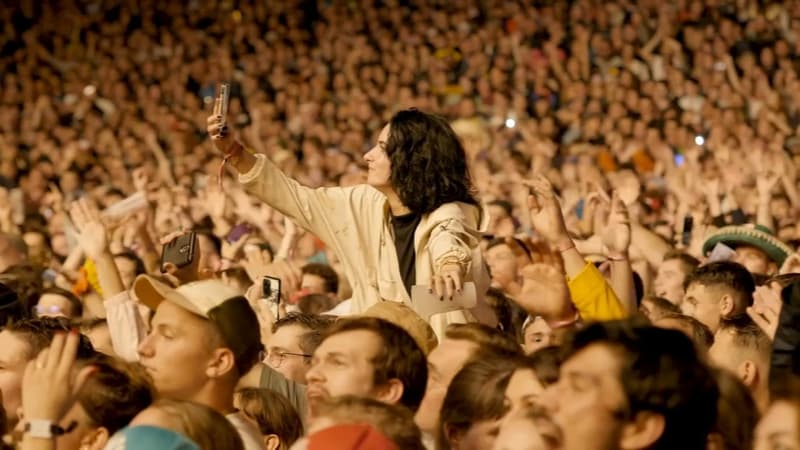 Les spectateurs lors du festival Papillons de Nuit.