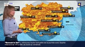 Météo Toulon Var du 15 janvier: une journée froide mais très ensoleillée, un maximum de 12°C cet après-midi à Toulon