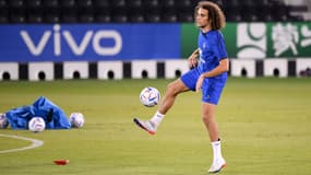Mattéo Guendouzi avec l'équipe de France en novembre 2022