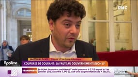 Coupures de courant: la faute au gouvernement selon LFI