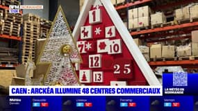 À Caen, l'entreprise Arckéa illumine 48 centres commerciaux pour Noël