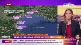 Le Nord sous l'eau, le sud en pleine sécheresse