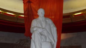 Statue de Lénine au musée de Gorki Leninskie, dans la banlieue sud de Moscou.