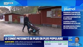 Le congé paternité de plus en plus populaire 