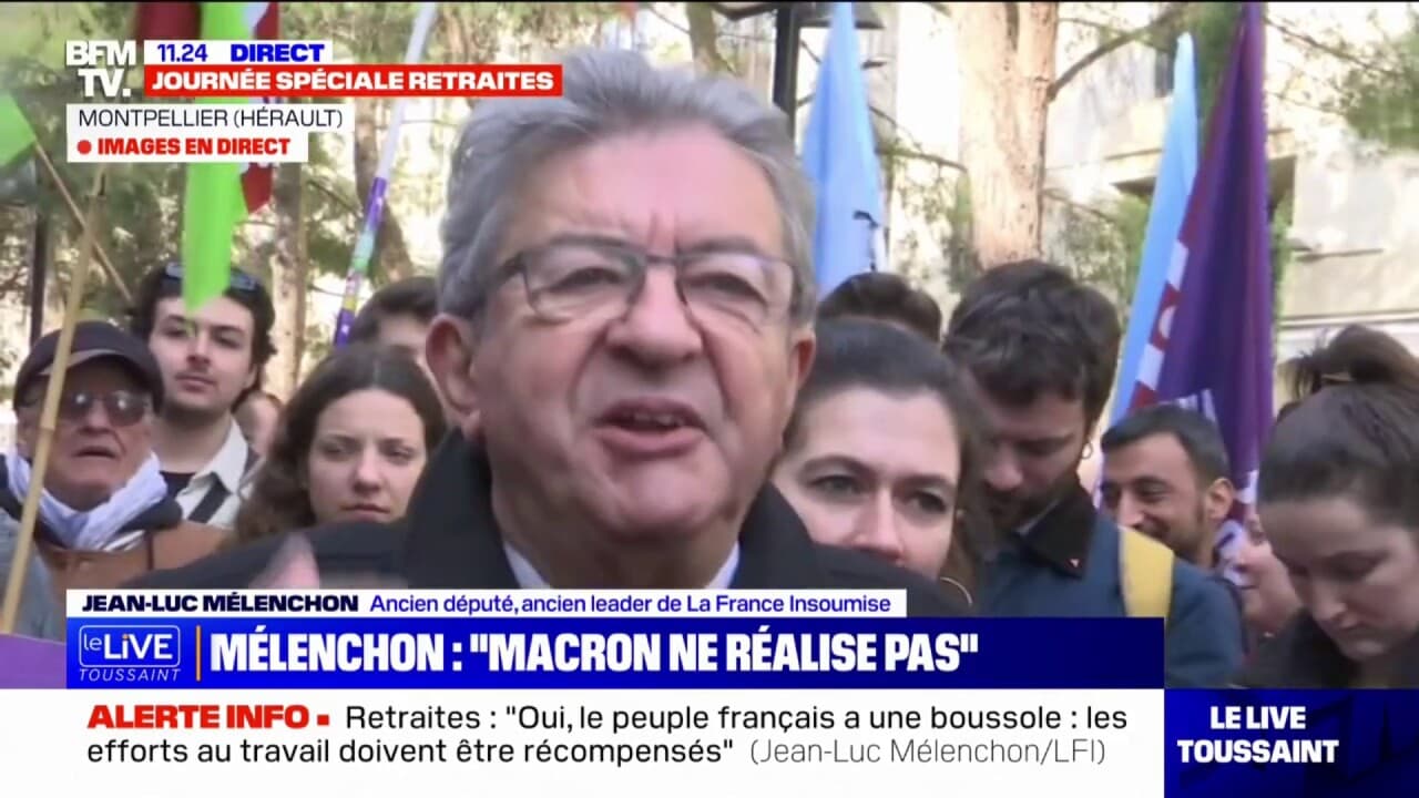 Jean-luc Mélenchon Sur La Réforme Des Retraites: 