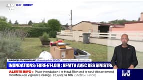 Inondations en Eure-et-Loir: les sinistrés constatent les dégâts