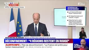 Jean-Michel Blanquer: "80 à 85% des écoles vont rouvrir la semaine du 11 mai"