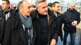 Stéphane Ravier et Eric Zemmour à Marseille le 27 novembre 2021. 