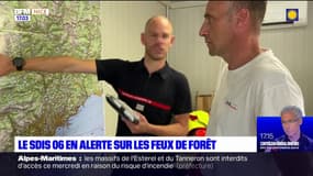 Risque de feux de forêt dans les Alpes-Maritimes: les pompiers mobilisés