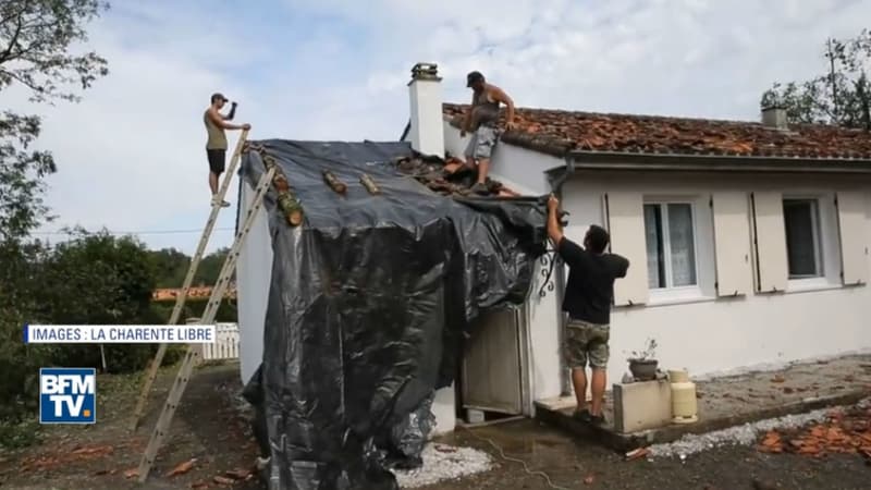 Les orages ont causé d'importants dégâts en Charente, notamment à Saint-Sornin