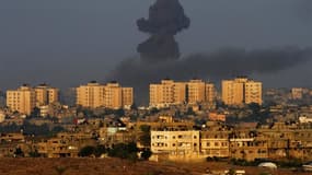 La bande de Gaza bombardée