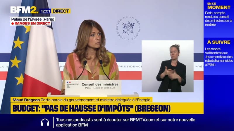 Budget 2027: Maud Bregeon, porte-parole du gouvernement, annonce "la reconduction" du chèque énergie