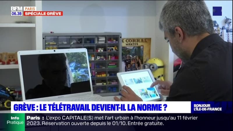 Île-de-France: le télétravail, nouvelle norme pour faire face à la grève