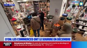 Lyon: les commerces ont le sourire en décembre