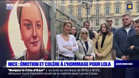 Nice: émotion et colère à l'hommage pour Lola