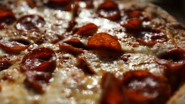Une pizza à Miami, en Floride, le 11 juillet 2018 (photo d'illustration)
