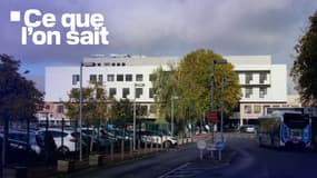 La maternité de l'hôpital Robert Ballanger, le 22 octobre 2024 à Aulnay-sous-Bois, en Seine-Saint-Denis,  où Santiago, un nourrisson de 17 jours, a été enlevé par ses parents