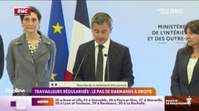 Travailleurs régularisés : le pas de Darmanin à droite 