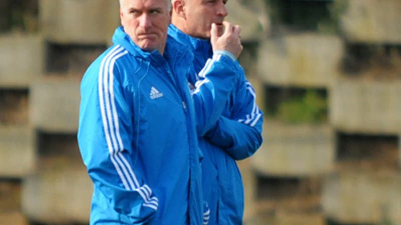 Didier Deschamps et Guy Stephan