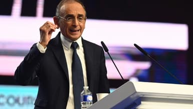 Le candidat Reconquête! à la présidentielle Eric Zemmour, le 18 mars 2022 à Metz