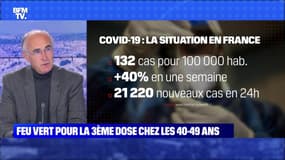 Feu vert pour la 3ème dose chez les 40-49 ans - 20/11