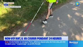 Non-voyant, il va courrir pendant 24 heures