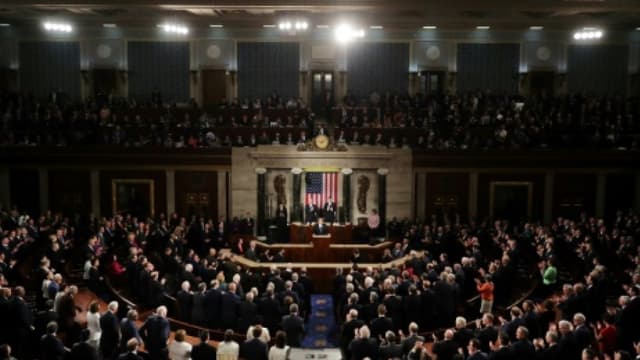 Le congrès américain, le 28 février 2017, à Washington DC