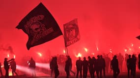 Les supporters du PAOK Salonique en folie après le 3e titre de champion du club.
