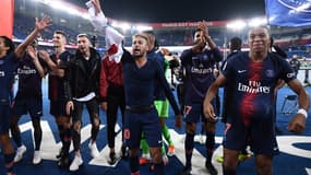 Le PSG fête son carton contre l'OL