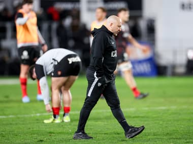 Pierre Mignoni lors de Toulon-Clermont, le 14 février 2026.