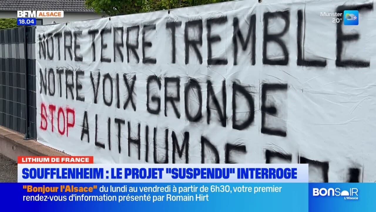Soufflenheim: l'entreprise Lithium de France suspend son projet de forage