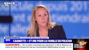 Story 3 : Nahel - "Je ne crois pas que nous étions face à criminel qui a pris plaisir à donner la mort", estime Marion Maréchal - 03/07