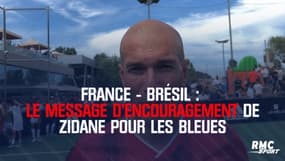 France-Brésil : Le message d’encouragement de Zidane pour les Bleues