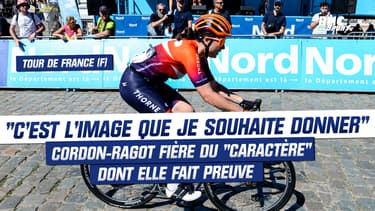 Tour de France (F) : "C'est l'image que je souhaite donner", Cordon-Ragot fière du "caractère" dont elle fait preuve